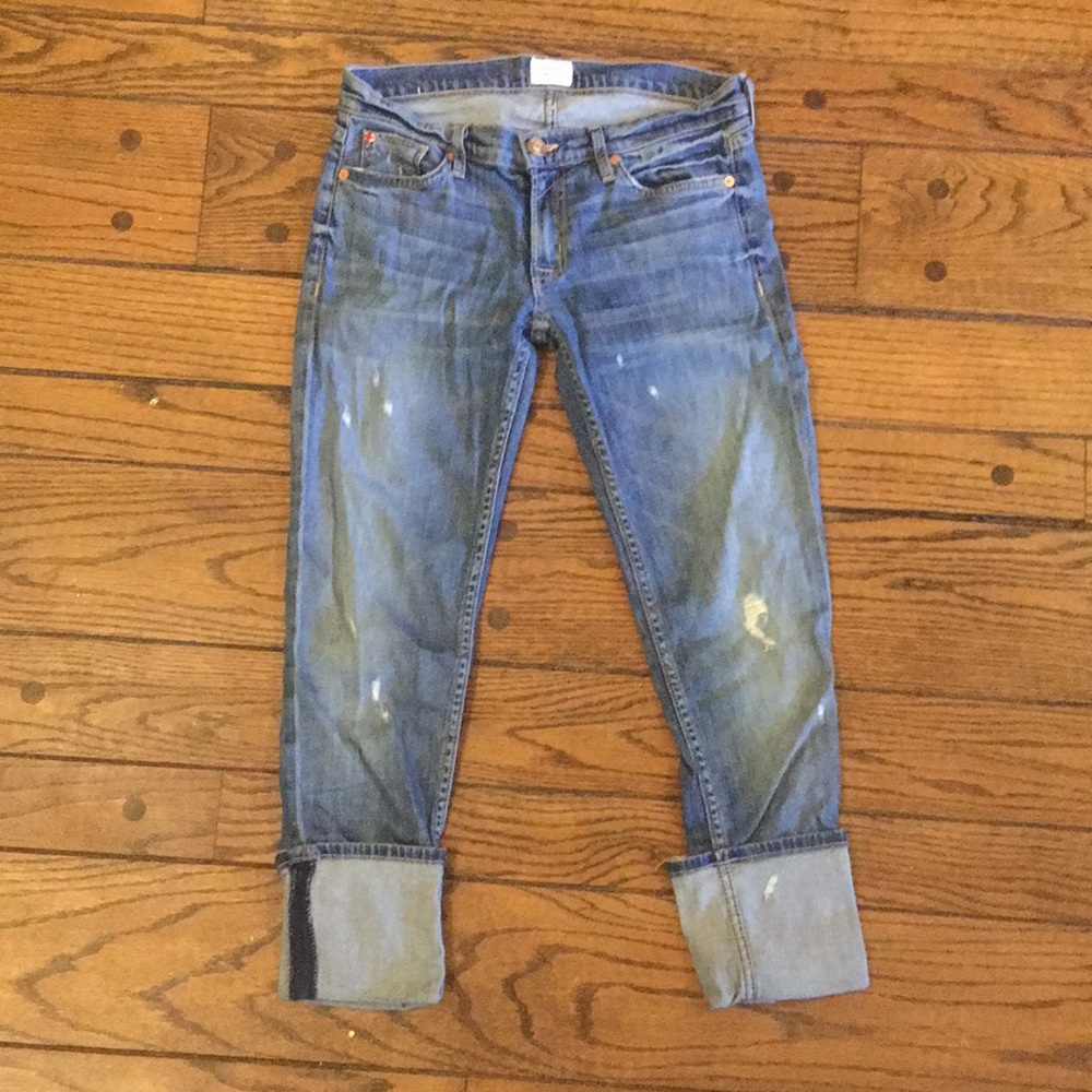 Hudson Muse Crop Skinny with 5 inch cuff - Picture 1 of 8